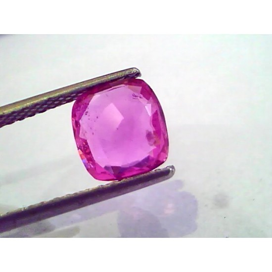 2.52 Ct Certified Unheated Untreated Natural Madagaskar Ruby