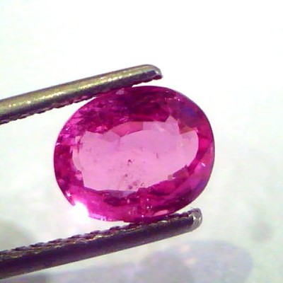 2.54 Ct 4.25 Rt Certified Unheated Untreated Natural Madagaskar Ruby