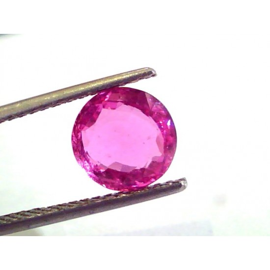 2.86 Ct Certified Unheated Untreated Natural Madagaskar Ruby