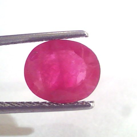 2.88 Ct Natural Old Burma Mines Ruby Gemstone Manik Stone