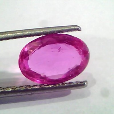 2.86 Ct GII Certified Unheated Untreated Natural Madagaskar Ruby