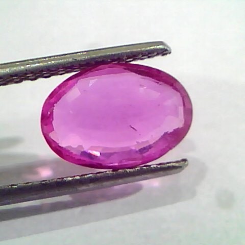 2.86 Ct GII Certified Unheated Untreated Natural Madagaskar Ruby