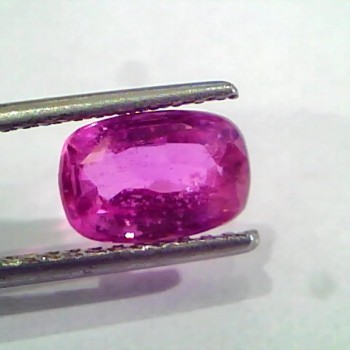 2.89 Ct GII Certified Unheated Untreated Natural Madagaskar Ruby