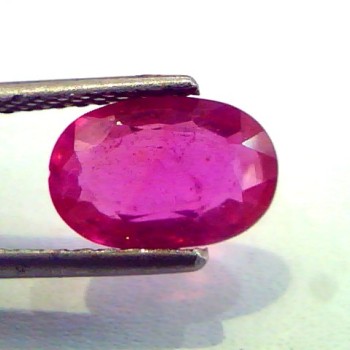 2.90 Ct Natural Ruby Gemstone for Sun Manek (Heated)