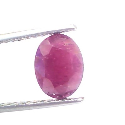 2.90 Ct Certified Unheated Untreated Natural New Burma Ruby