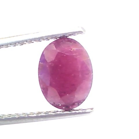 2.90 Ct Certified Unheated Untreated Natural New Burma Ruby