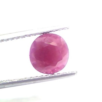 2.95 Ct Certified Unheated Untreated Natural New Burma Ruby