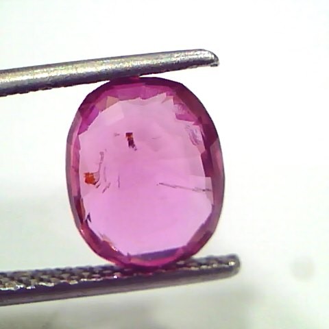 2.96 Ct GII Certified Unheated Untreated Natural Madagaskar Ruby AAA