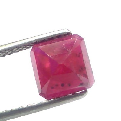 2.99 Ct Certified Unheated Untreated Natural New Burma Ruby
