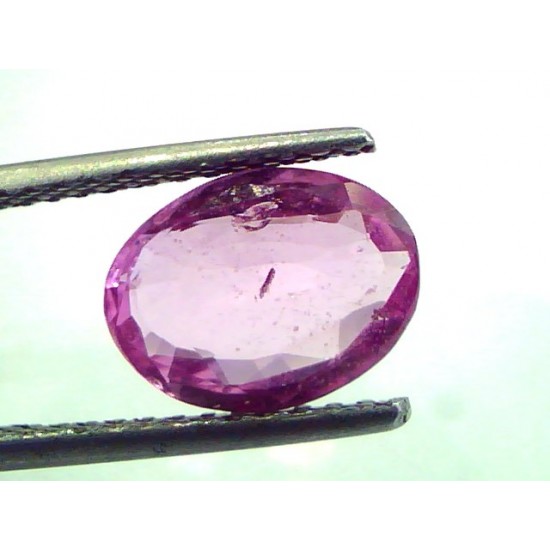 3.08 Ct Unheated Untreated Natural Madagaskar Pink Sapphire Gemstone
