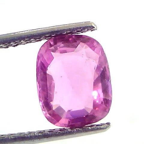 3.01 Ct Unheated Untreated Natural Old Burma Ruby Gemstone *Rare*