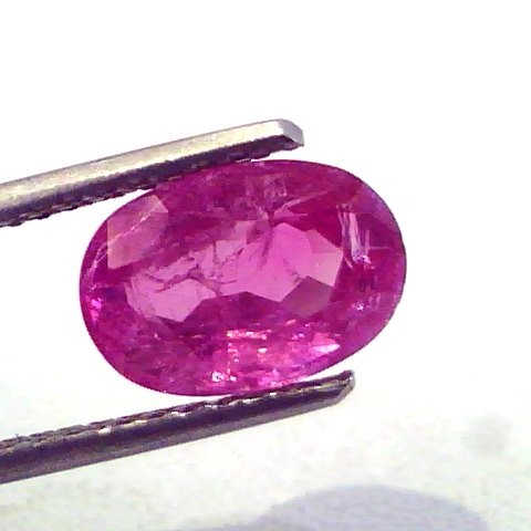 3.02 Ct Unheated Untreated Natural Old Burma MInes Ruby **RARE**