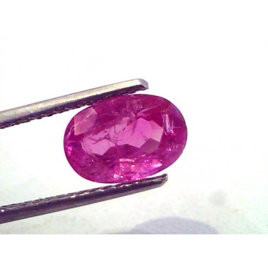 3.02 Ct Unheated Untreated Natural Old Burma MInes Ruby **RARE**