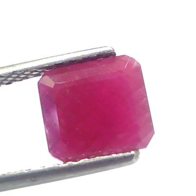 3.02 Ct Certified Unheated Untreated Natural New Burma Ruby