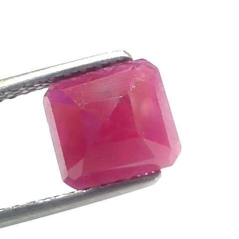 3.02 Ct Certified Unheated Untreated Natural New Burma Ruby