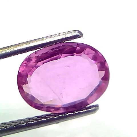3.04 Ct GII Certified Unheated Untreted Natural Madagaskar Ruby AAA