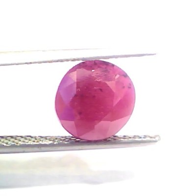 3.06 Ct Certified Unheated Untreated Natural New Burma Ruby