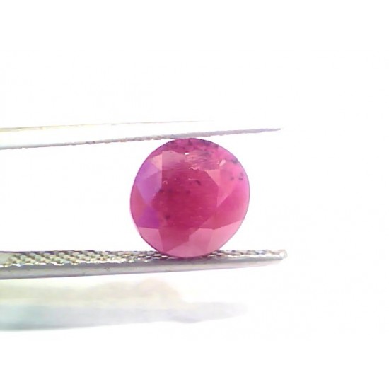3.06 Ct Certified Unheated Untreated Natural New Burma Ruby