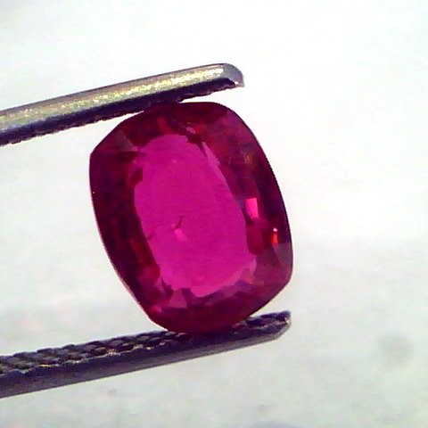 3.08 Ct GRS Certified Unheated Untreated Natural Old Burma Mines Ruby **Rare**