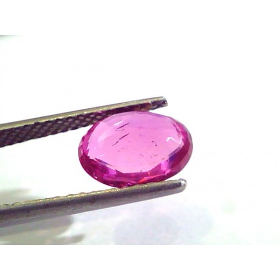 3.08 Ct Certified Unheated Untreated Natural Madagaskar Ruby