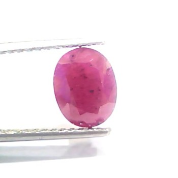 3.11 Ct Certified Unheated Untreated Natural New Burma Ruby