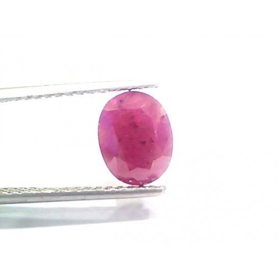 3.11 Ct Certified Unheated Untreated Natural New Burma Ruby