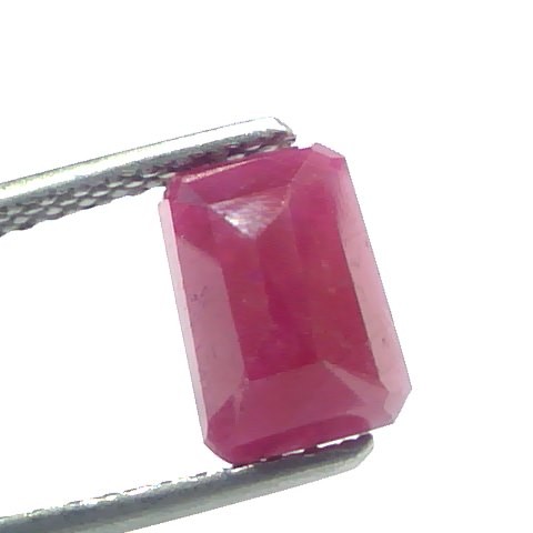 3.08 Ct Certified Unheated Untreated Natural New Burma Ruby