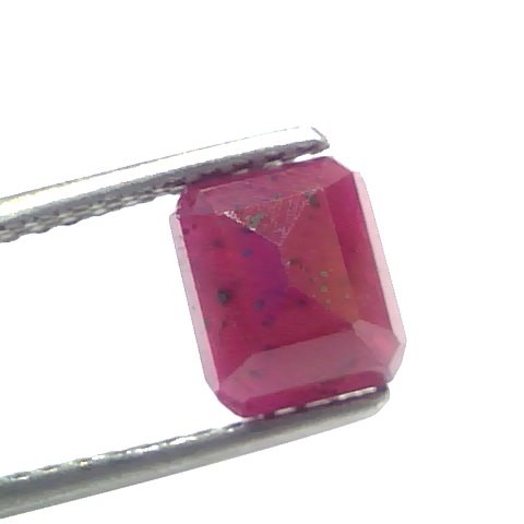 3.09 Ct Certified Unheated Untreated Natural New Burma Ruby