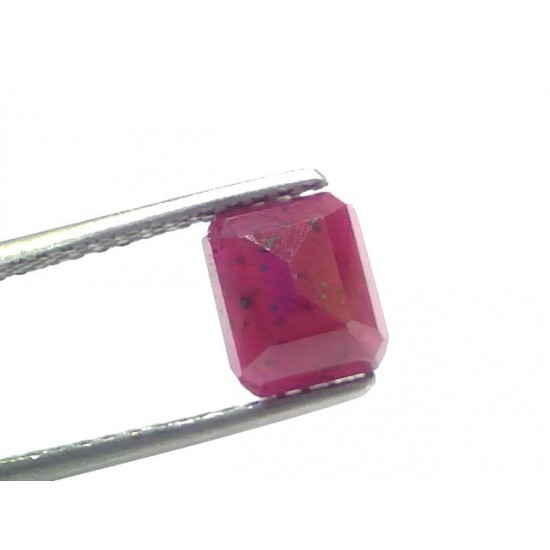 3.09 Ct Certified Unheated Untreated Natural New Burma Ruby
