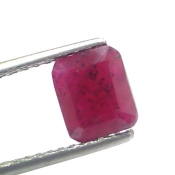 3.09 Ct Certified Unheated Untreated Natural New Burma Ruby