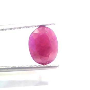 3.16 Ct Certified Unheated Untreated Natural New Burma Ruby
