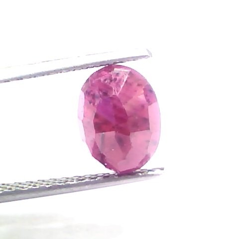 3.16 Ct Certified Unheated Untreated Natural New Burma Ruby
