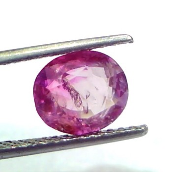 3.14 Ct GII Certified Unheated Untreated Natural Old Burma Ruby AAA