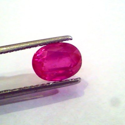 3.18 Ct Unheated Untreated Natural Old Burma Mines Ruby **Rare**