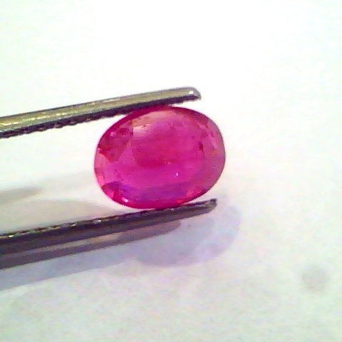 3.18 Ct Unheated Untreated Natural Old Burma Mines Ruby **Rare**
