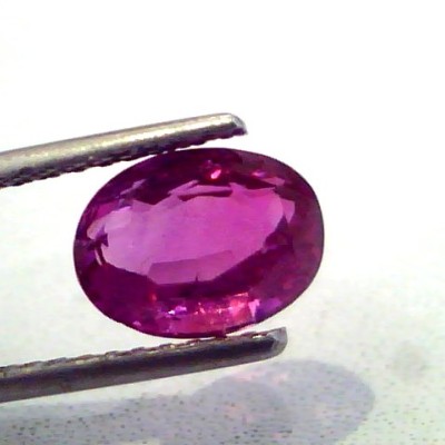 3.16 Ct IGI Certified Unheated Untreated Natural Madagaskar Ruby