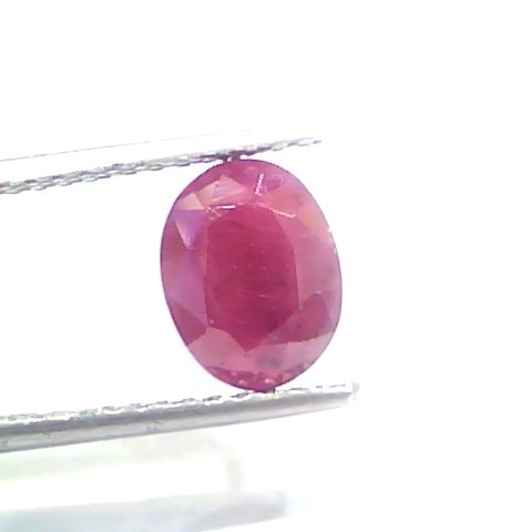 3.24 Ct Certified Unheated Untreated Natural New Burma Ruby