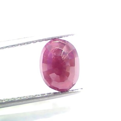 3.24 Ct Certified Unheated Untreated Natural New Burma Ruby