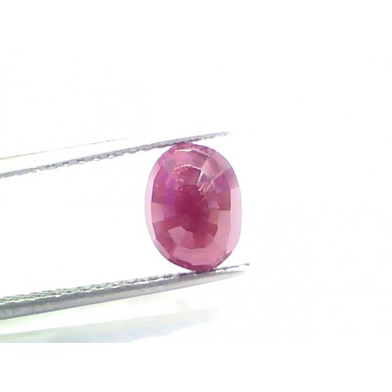 3.24 Ct Certified Unheated Untreated Natural New Burma Ruby