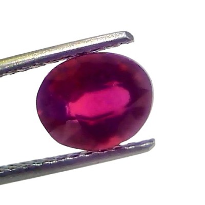 3.25 Ct Natural Ruby Gemstone Manik Gemstone for Sun (Heated) 3.25 Ct Natural Ruby Gemstone Manik Gemstone for Sun (Heated)