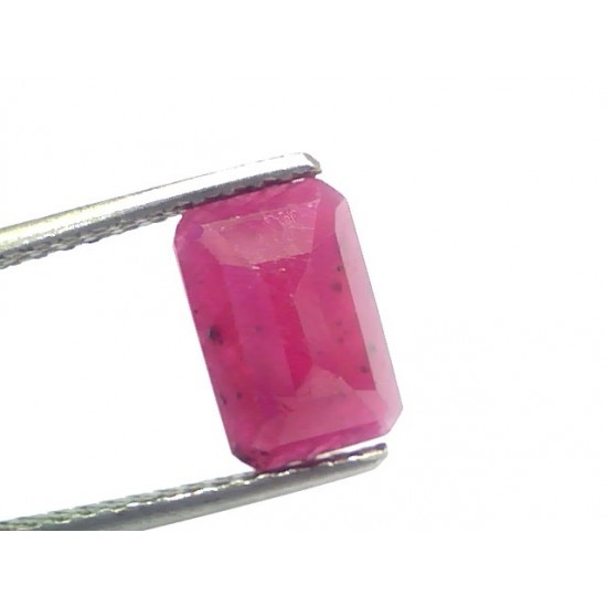 3.24 Ct Certified Unheated Untreated Natural New Burma Ruby