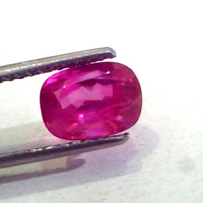 3.25 Ct Unheated Untreated Natural Old Burma Mines Ruby **Rare**