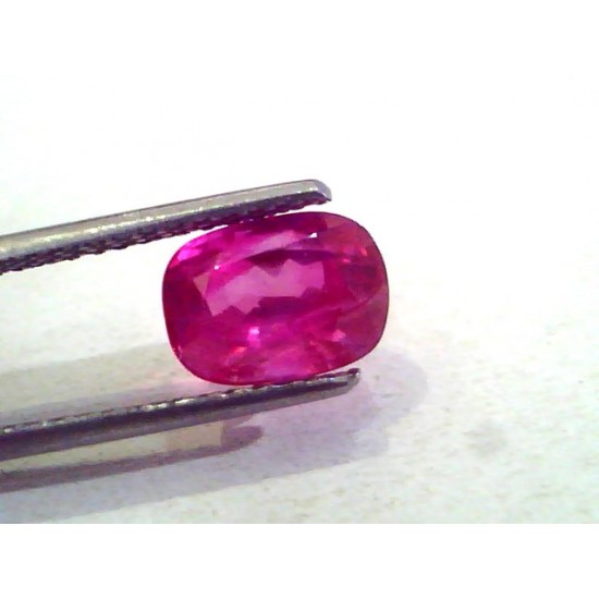 3.25 Ct Unheated Untreated Natural Old Burma Mines Ruby **Rare**