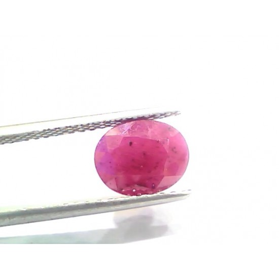 3.31 Ct Certified Unheated Untreated Natural New Burma Ruby