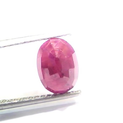 3.32 Ct Certified Unheated Untreated Natural New Burma Ruby
