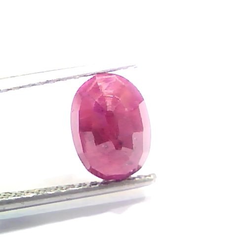 3.32 Ct Certified Unheated Untreated Natural New Burma Ruby