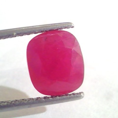 3.34 Ct 5.7 Ratti Untreated Natural Old Burma Ruby Manik Gemstone