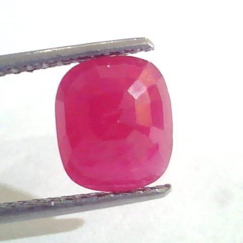 3.34 Ct 5.7 Ratti Untreated Natural Old Burma Ruby Manik Gemstone