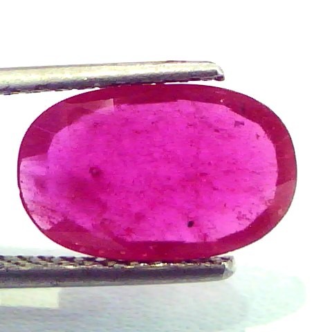 3.34 Ct Natural Ruby Gemstone for Sun Manek (Heated)