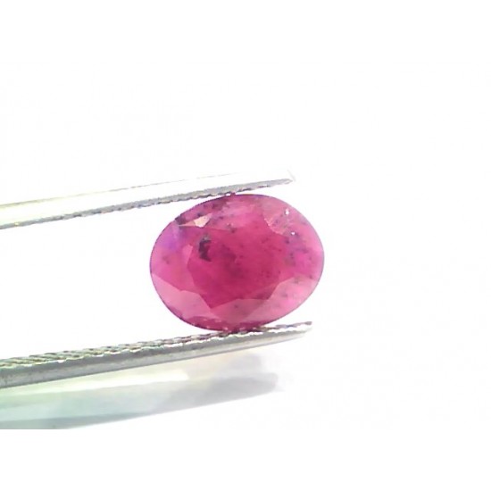 3.39 Ct Certified Unheated Untreated Natural New Burma Ruby